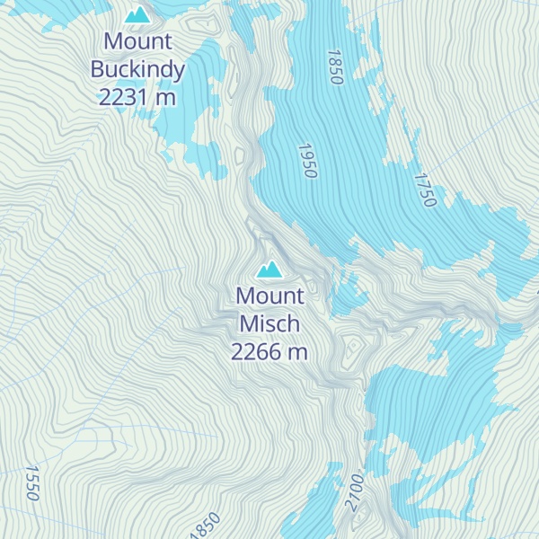 Map of Mount Misch