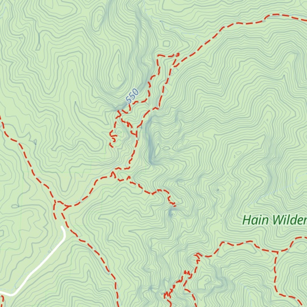 Map of Machete Ridge