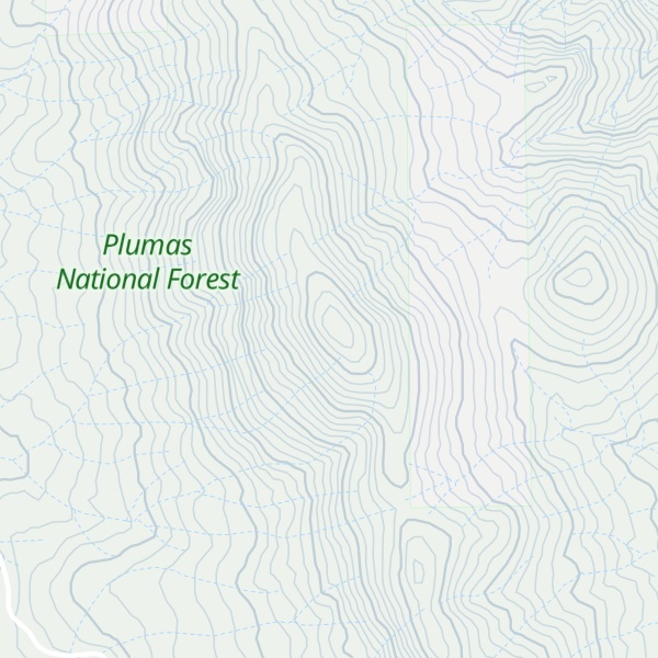 Map of Pike County Peak