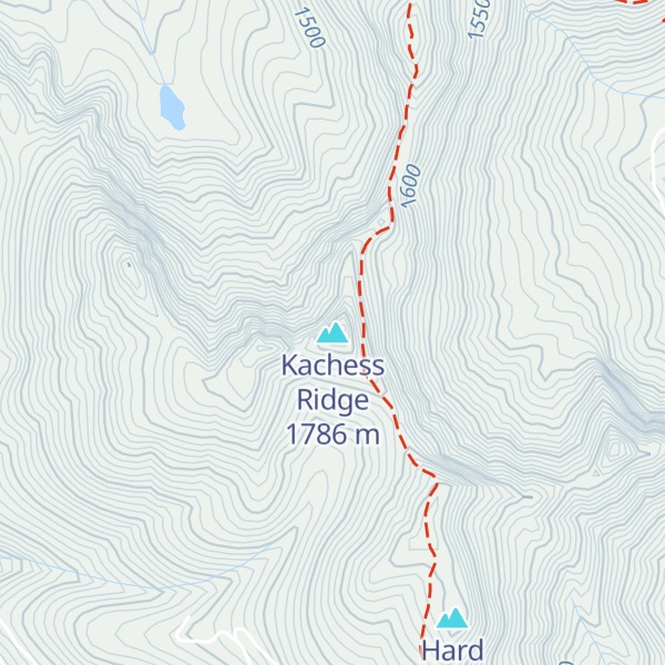 Map of Kachess Ridge