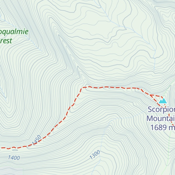 Map of Johnson Ridge