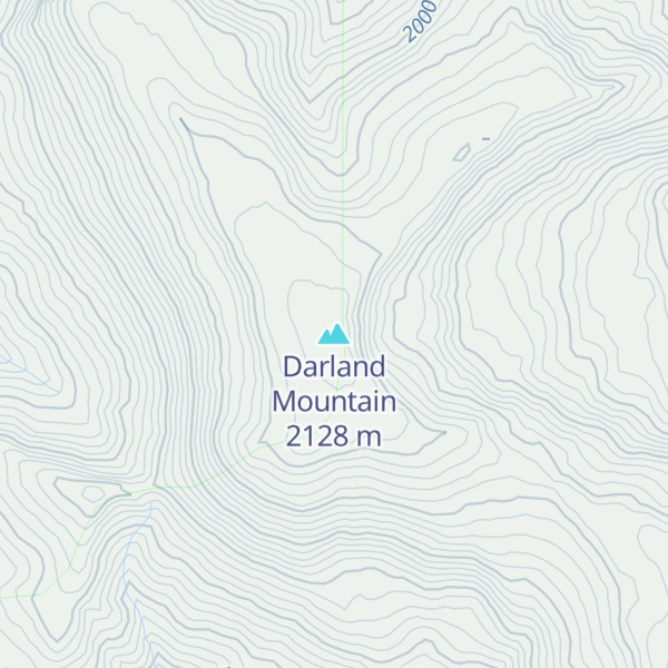 Map of Darland Mountain