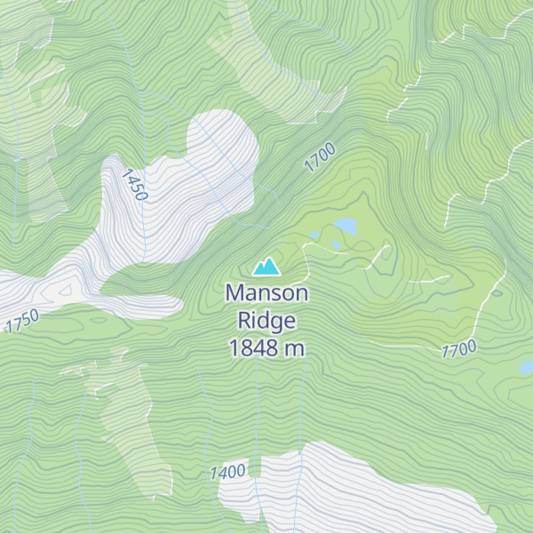 Map of Manson Ridge