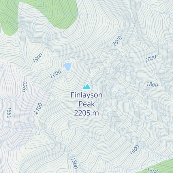 Map of Finlayson Peak