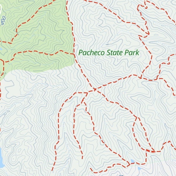 Map of Spikes Peak