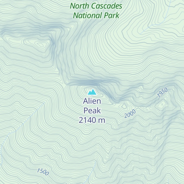 Map of Alien Peak