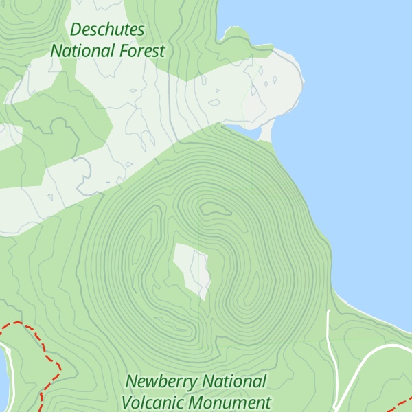 Map of Central Pumice Cone