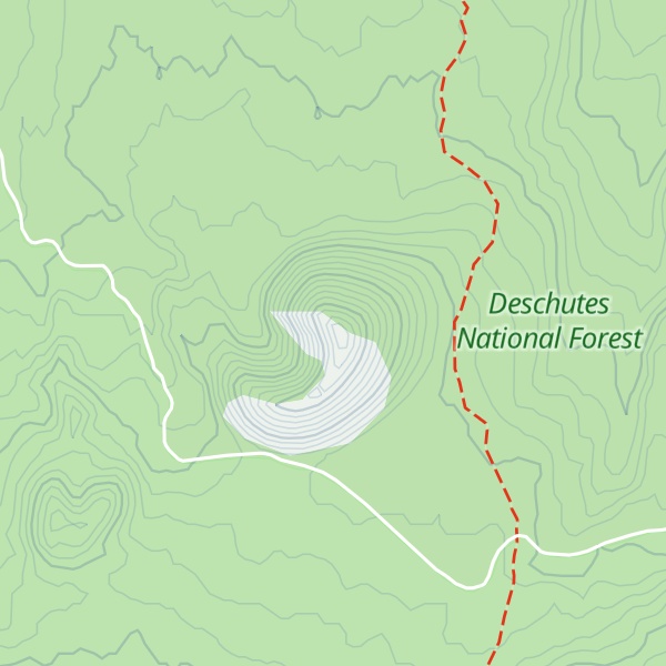 Map of Pilpil Butte