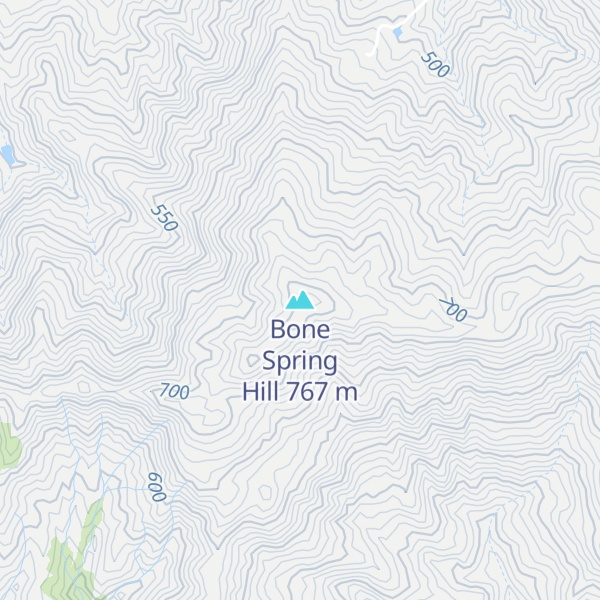 Map of Bone Spring Hill