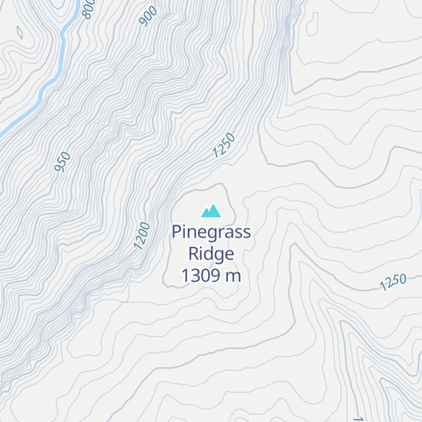Map of Pinegrass Ridge