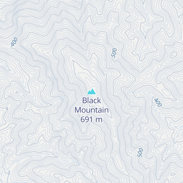 Map of Black Mountain