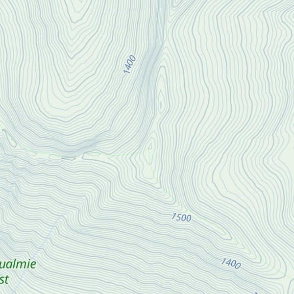 Map of Silica Mountain