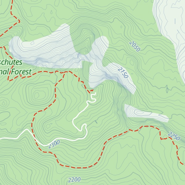 Map of Paulina Peak