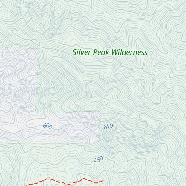 Map of Jones Mountain