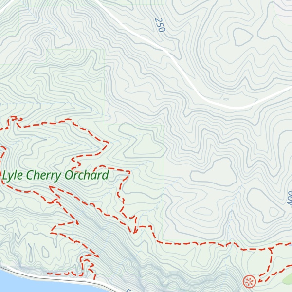Map of Lyle Peak