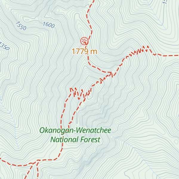 Map of Goat Peak