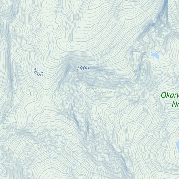 Map of Summit Chief Mountain