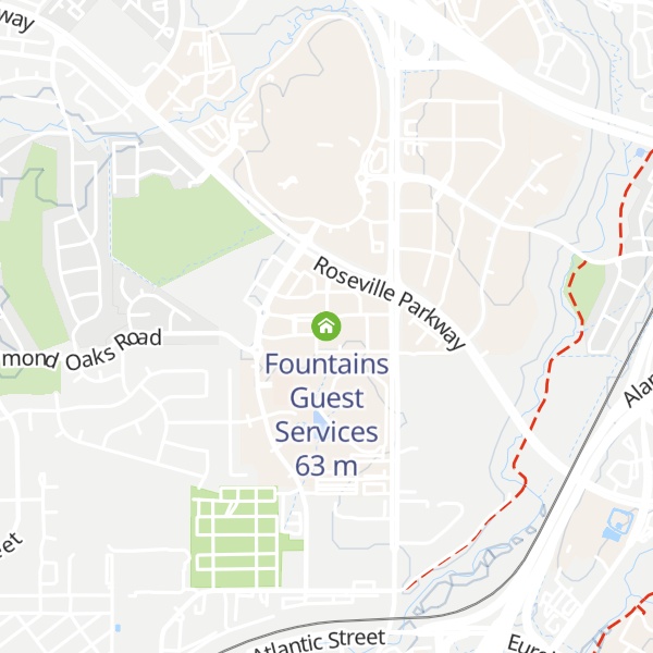 Map of Fountains Guest Services