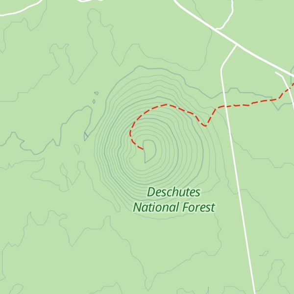 Map of Bessie Butte