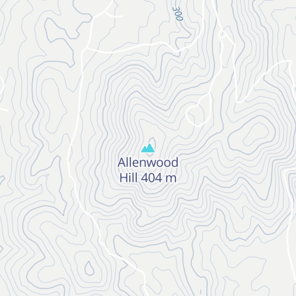 Map of Allenwood Hill