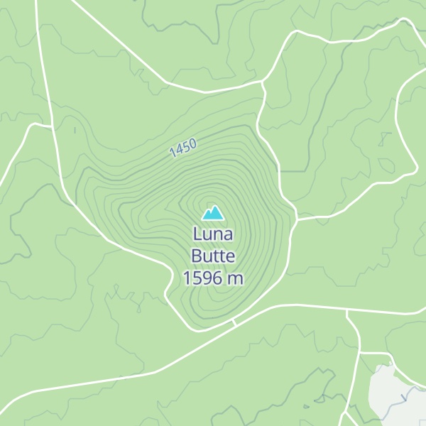 Map of Luna Butte
