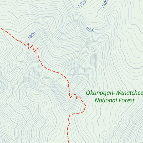 Map of McNeil Peak