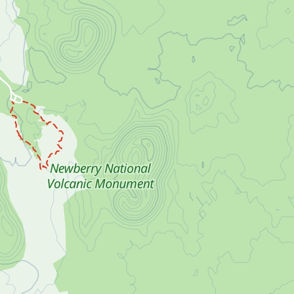 Map of Klone Butte