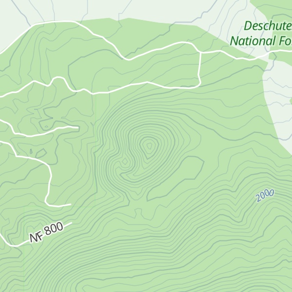 Map of North Kawak Butte