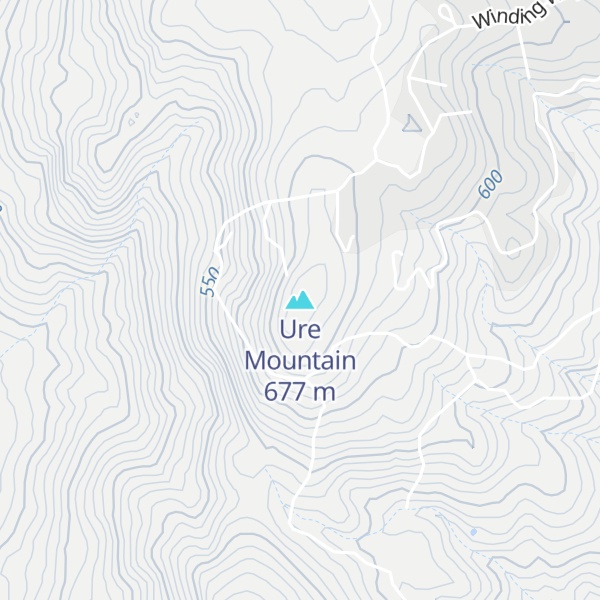 Map of Ure Mountain