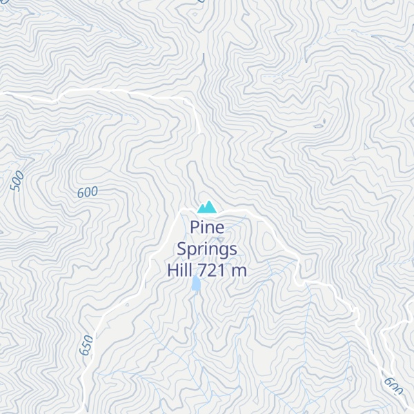 Map of Pine Springs Hill