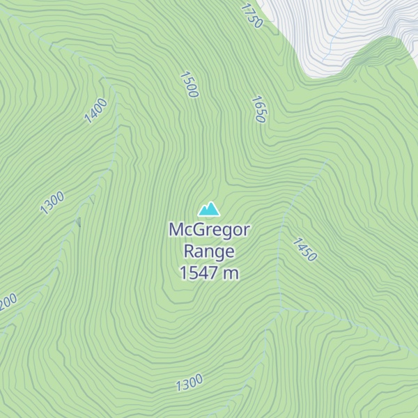 Map of McGregor Range