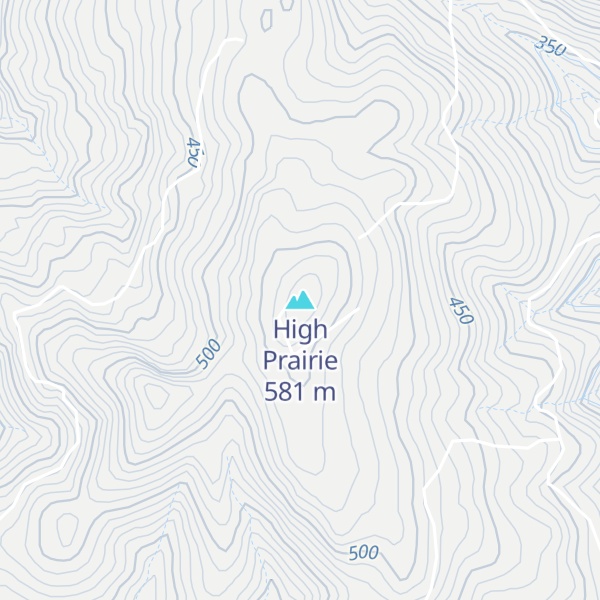 Map of High Prairie