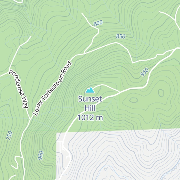 Map of Sunset Hill