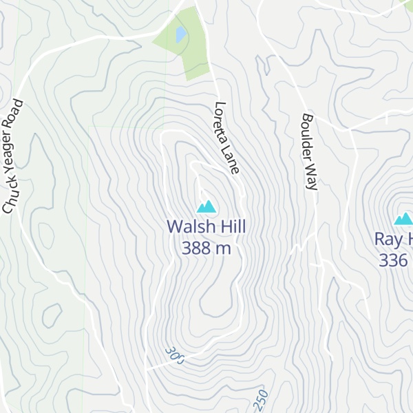 Map of Walsh Hill