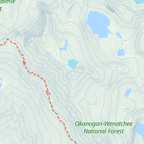 Map of Chikamin Ridge