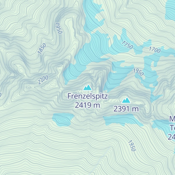 Map of Frenzelspitz