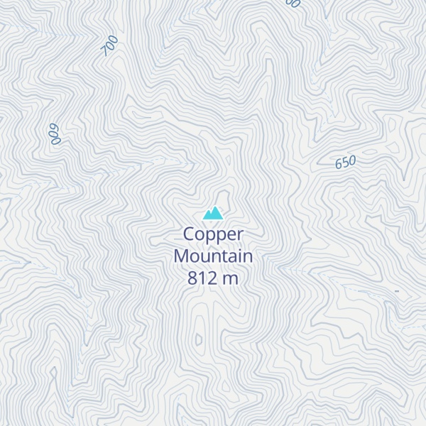 Map of Copper Mountain