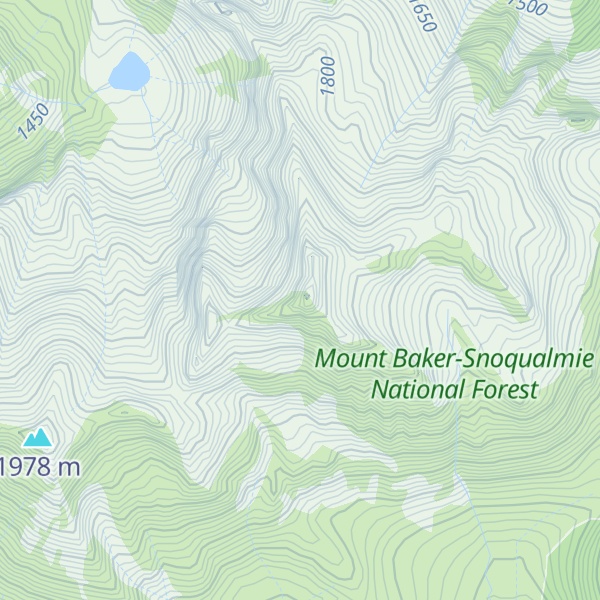 Map of Mount Tommy Thompson