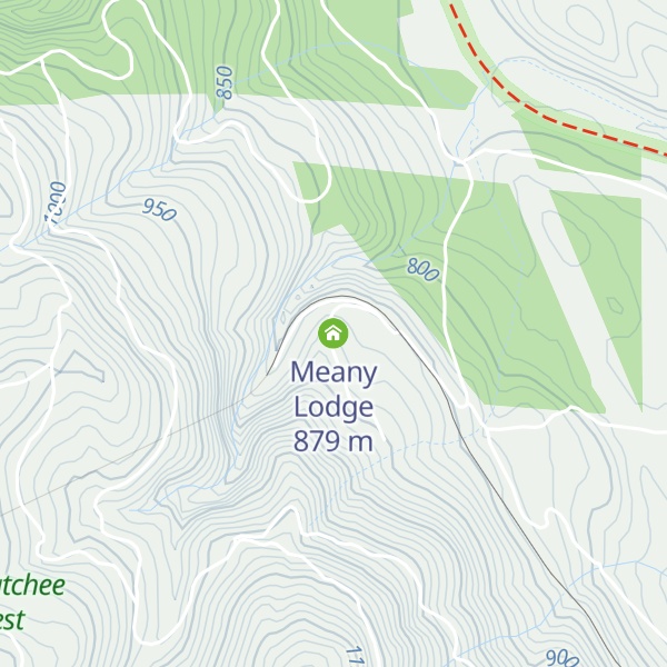 Map of Meany Lodge
