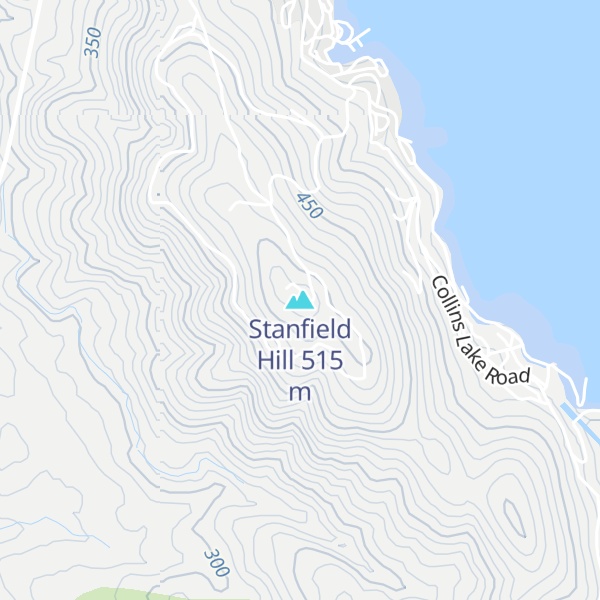 Map of Stanfield Hill