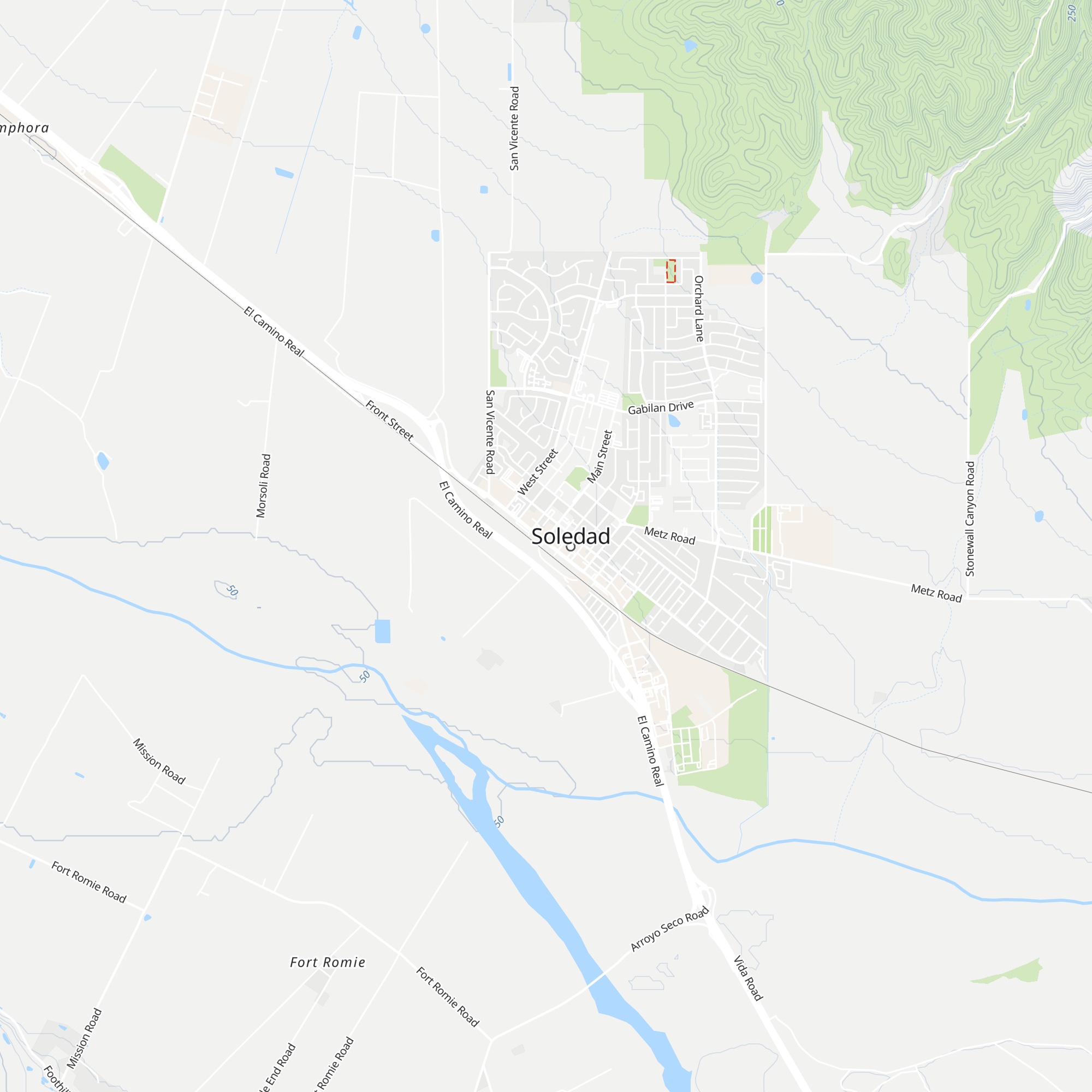 Soledad Visitors & Gateway Center map
