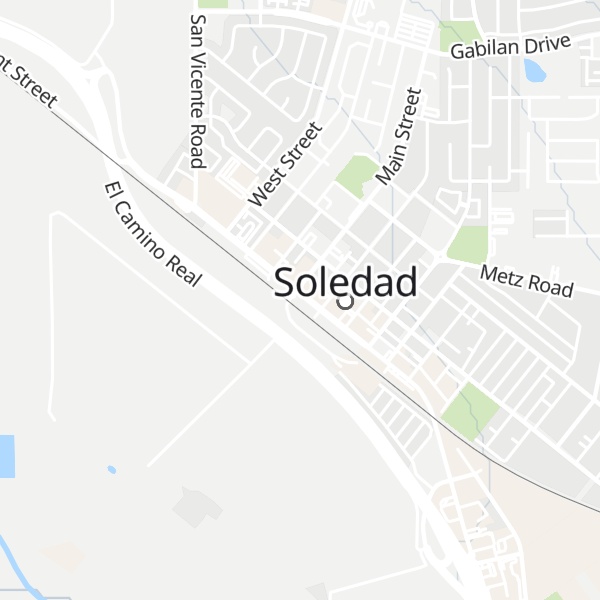 Map of Soledad Visitors & Gateway Center