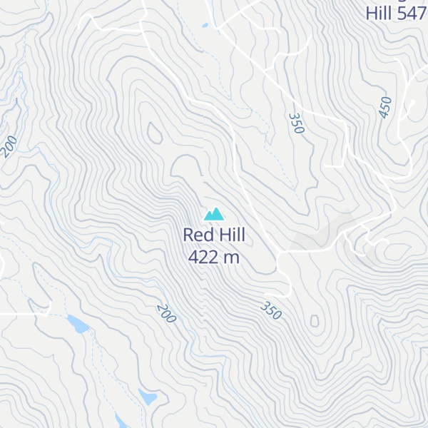 Map of Red Hill