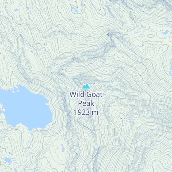 Map of Wild Goat Peak