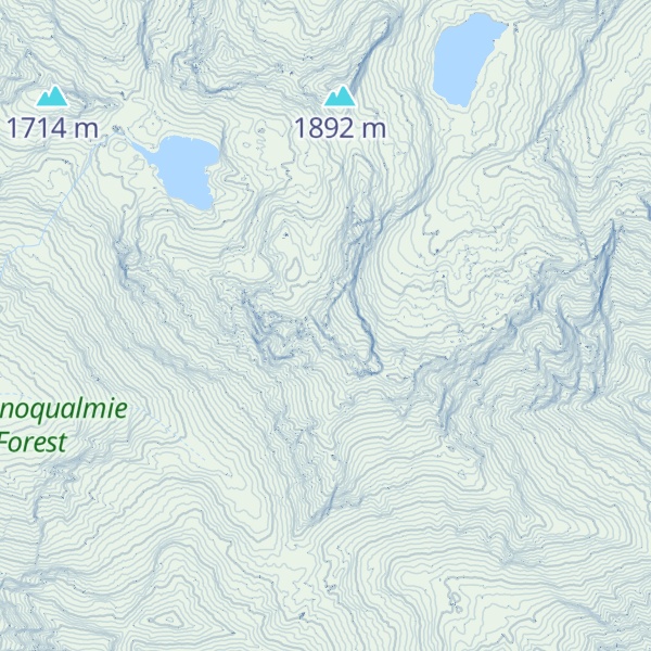Map of Malachite Peak