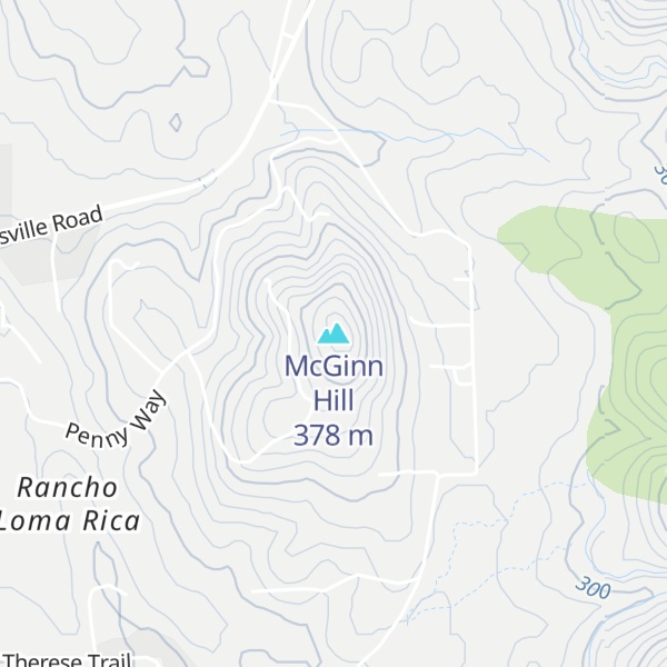 Map of McGinn Hill