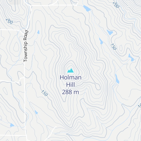 Map of Holman Hill