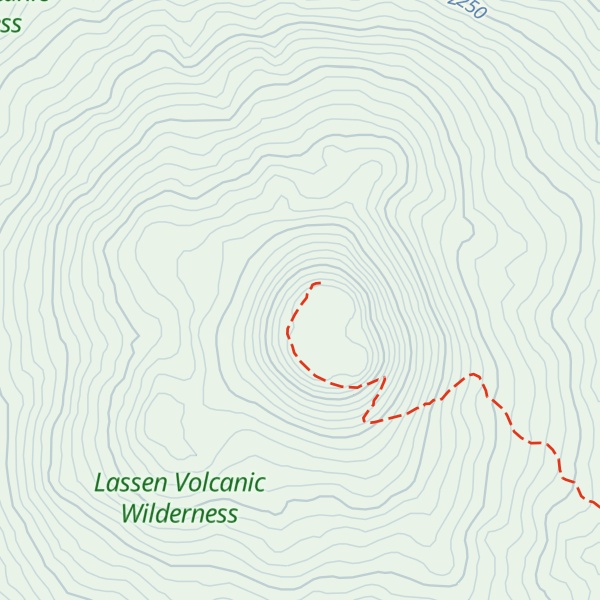 Map of Prospect Peak