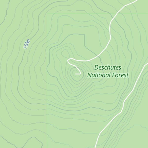 Map of Spring Butte