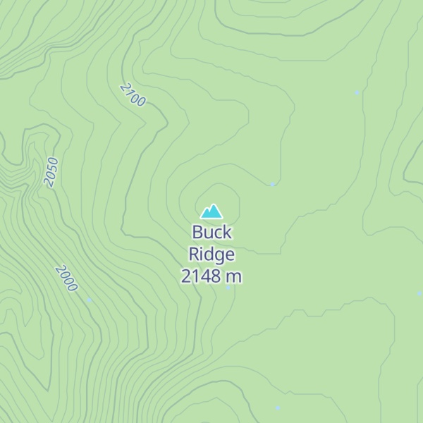 Map of Buck Ridge